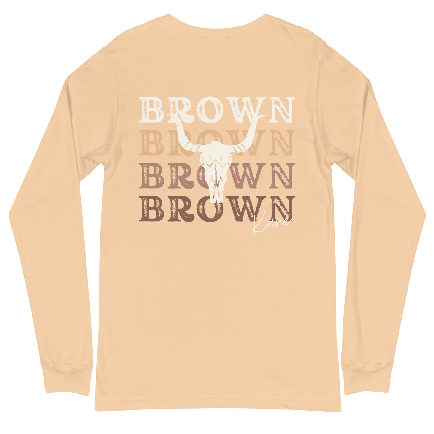 Kane Brown Statement Back Unisex Long Sleeve Tee