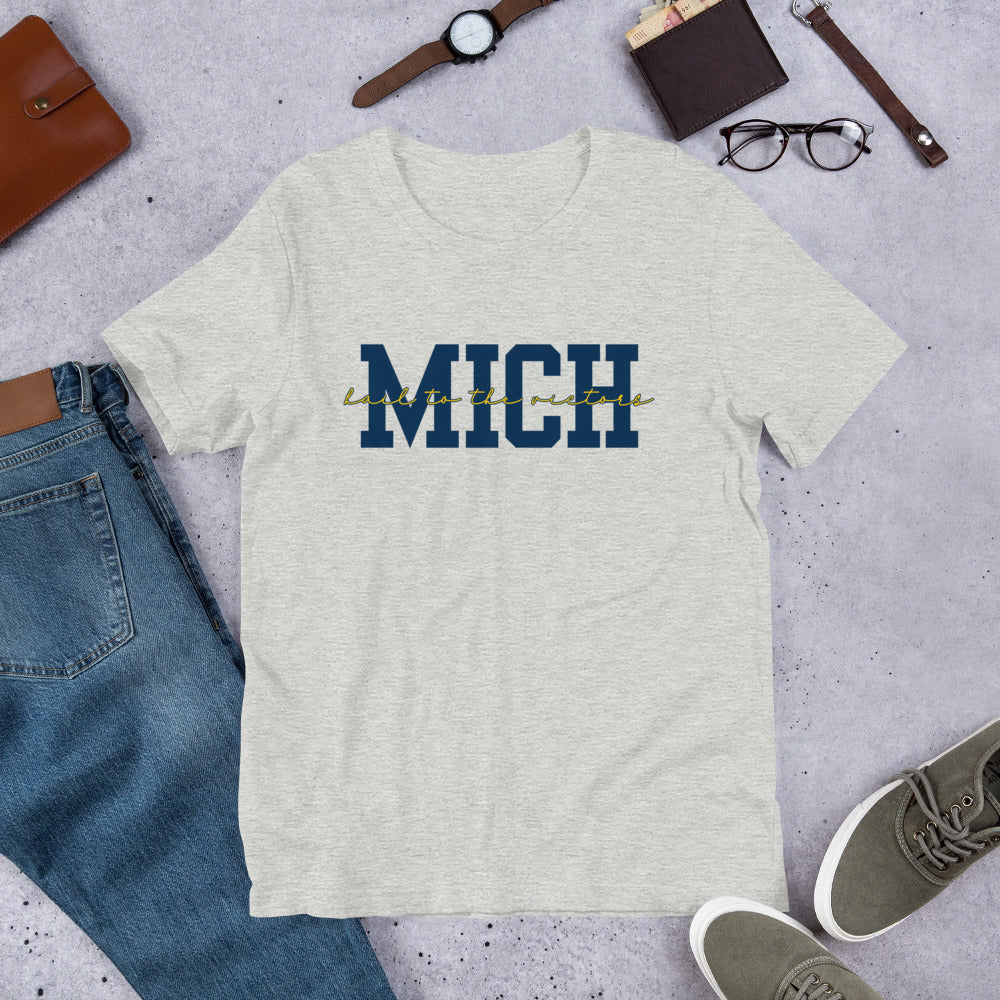 University of Michigan Blue "Hail" Unisex t-shirt