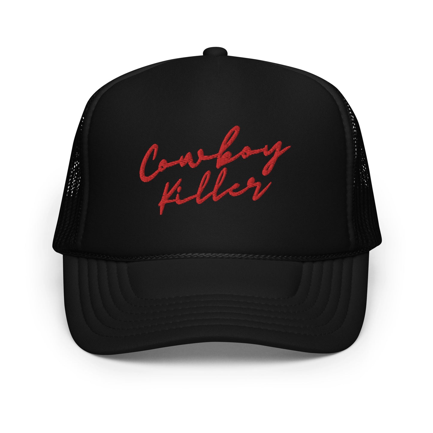 Cowboy Killer Foam trucker hat - Red Embroidery