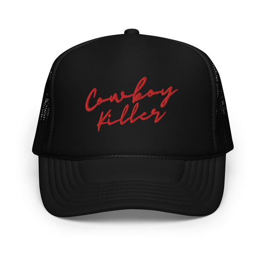 Cowboy Killer Foam trucker hat - Red Embroidery