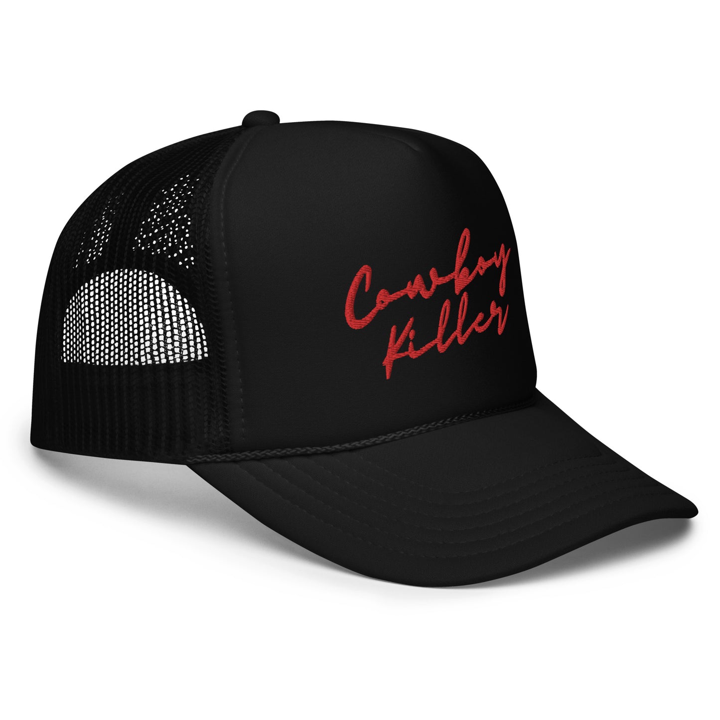 Cowboy Killer Foam trucker hat - Red Embroidery