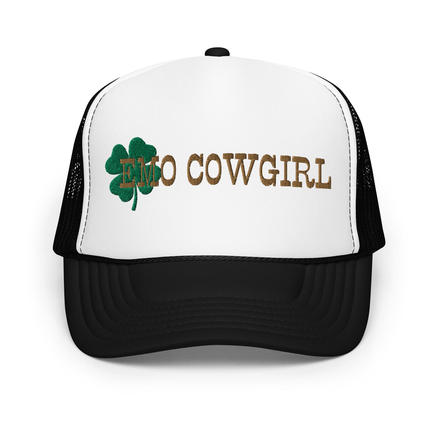 Emo Cowgirl Foam trucker hat