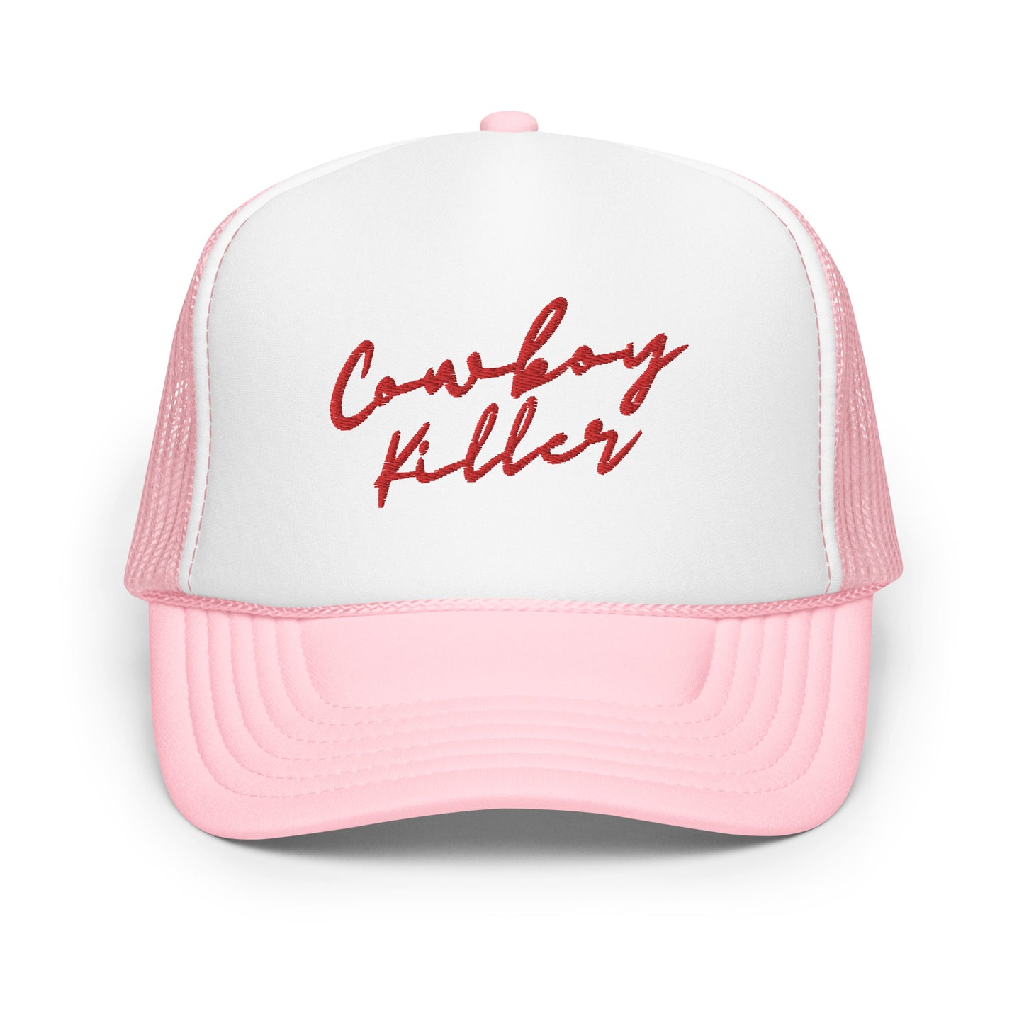 Cowboy Killer Foam trucker hat - Red Embroidery