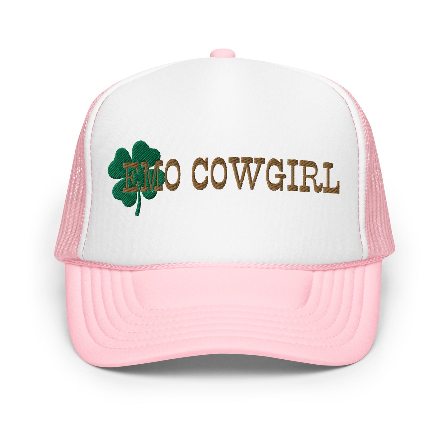 Emo Cowgirl Foam trucker hat