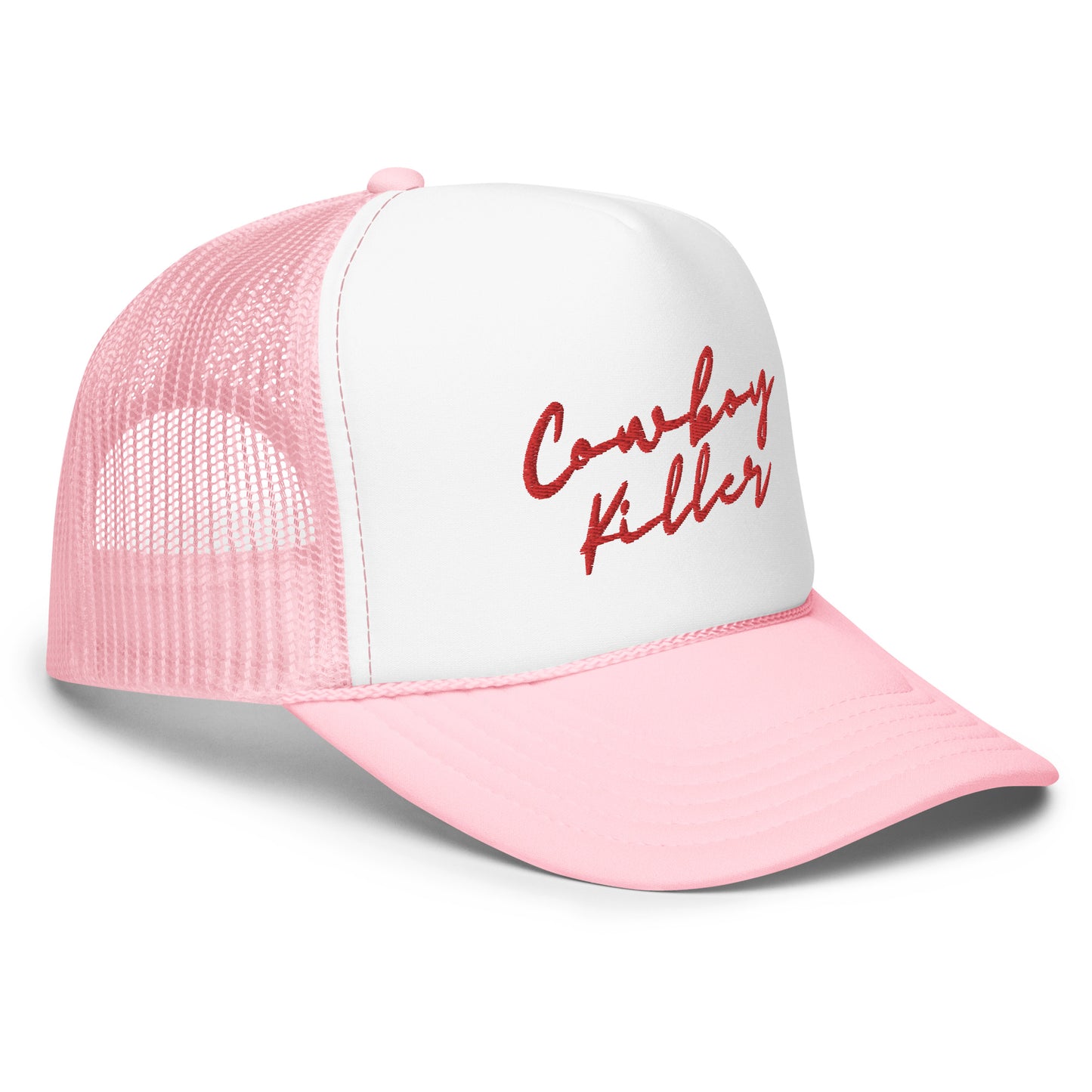 Cowboy Killer Foam trucker hat - Red Embroidery