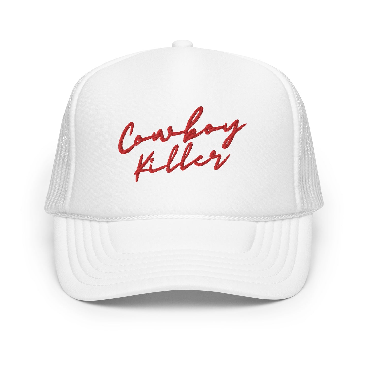 Cowboy Killer Foam trucker hat - Red Embroidery