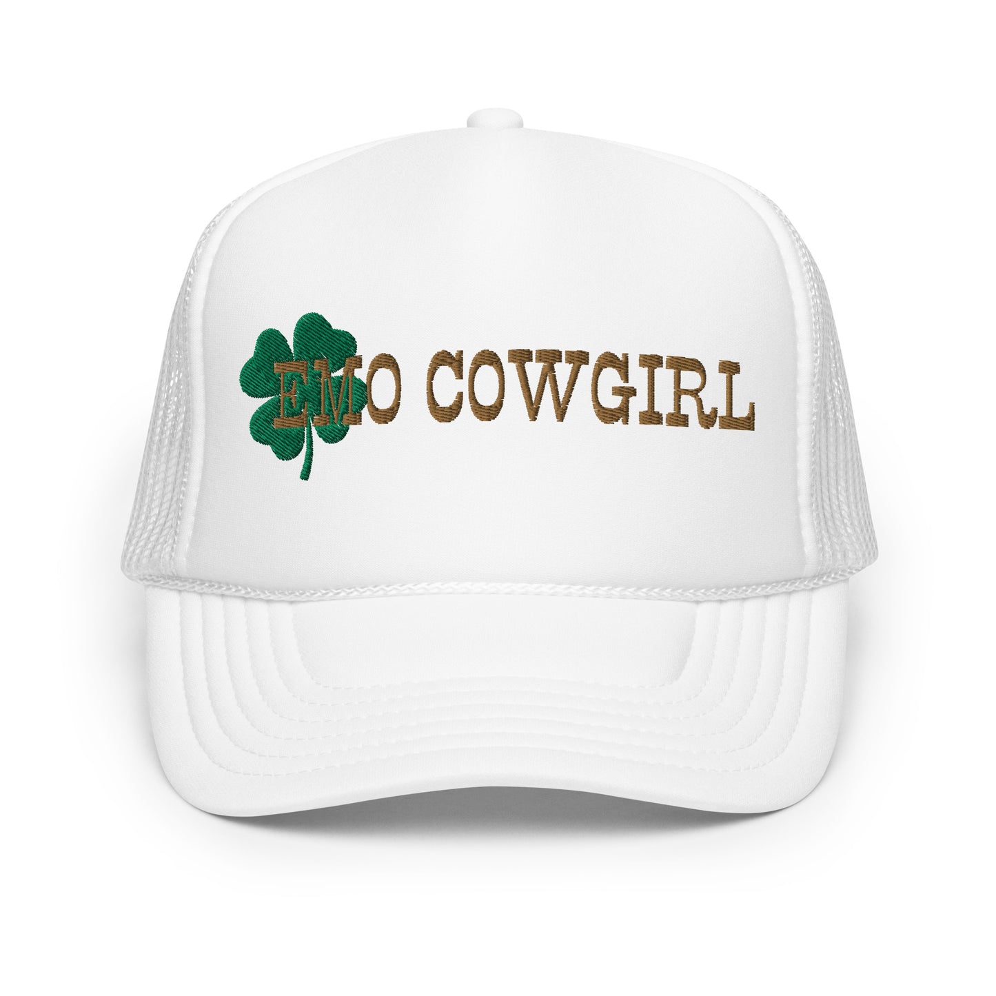 Emo Cowgirl Foam trucker hat