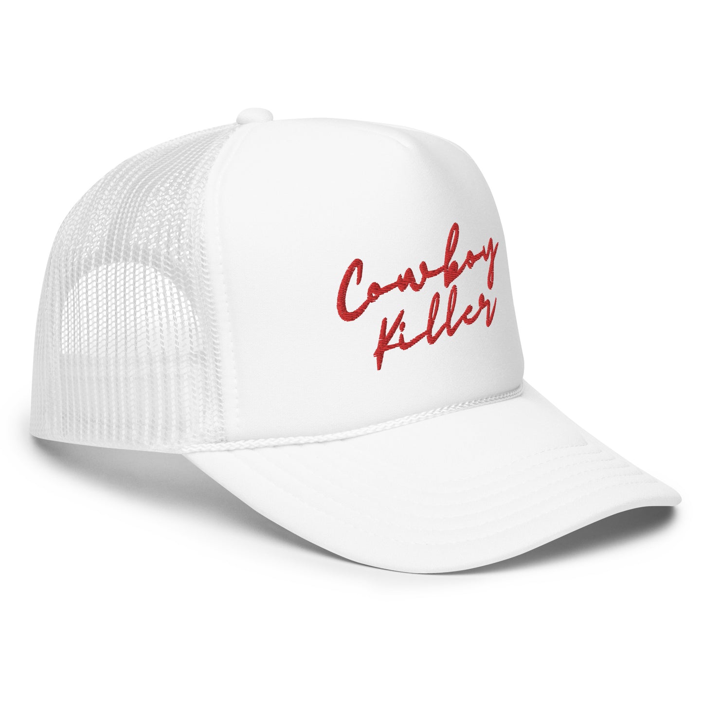 Cowboy Killer Foam trucker hat - Red Embroidery