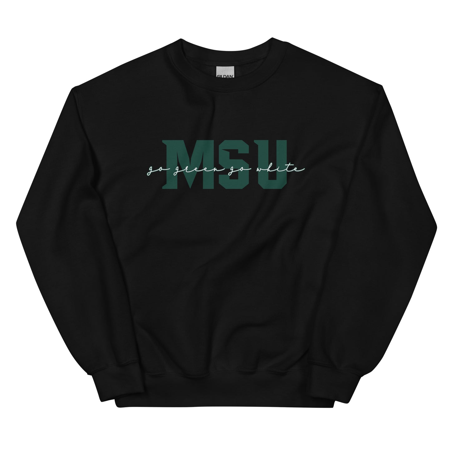 Michigan State "Go Green Go White" Unisex Crewneck