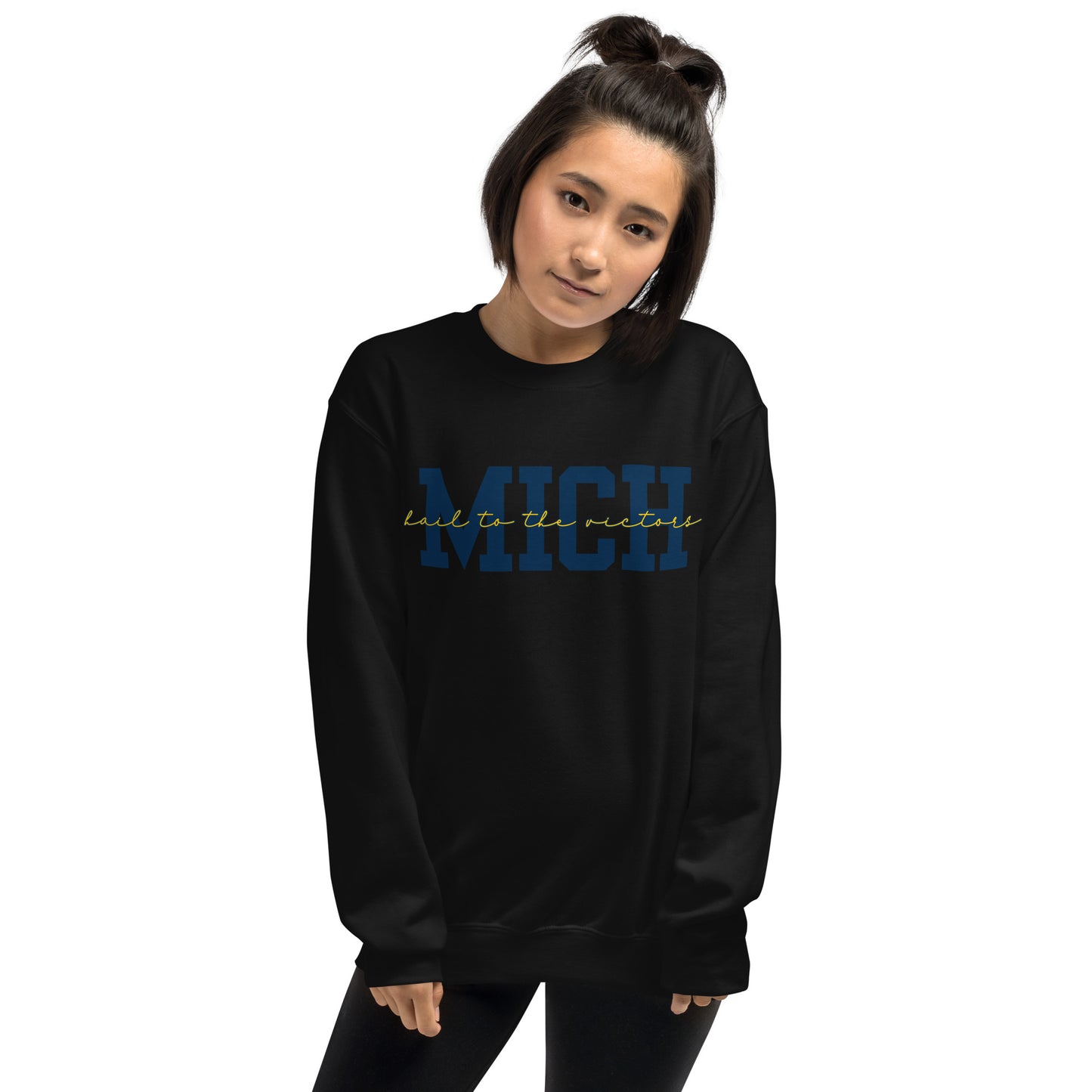 University of Michigan Blue "Hail" Unisex Crewneck