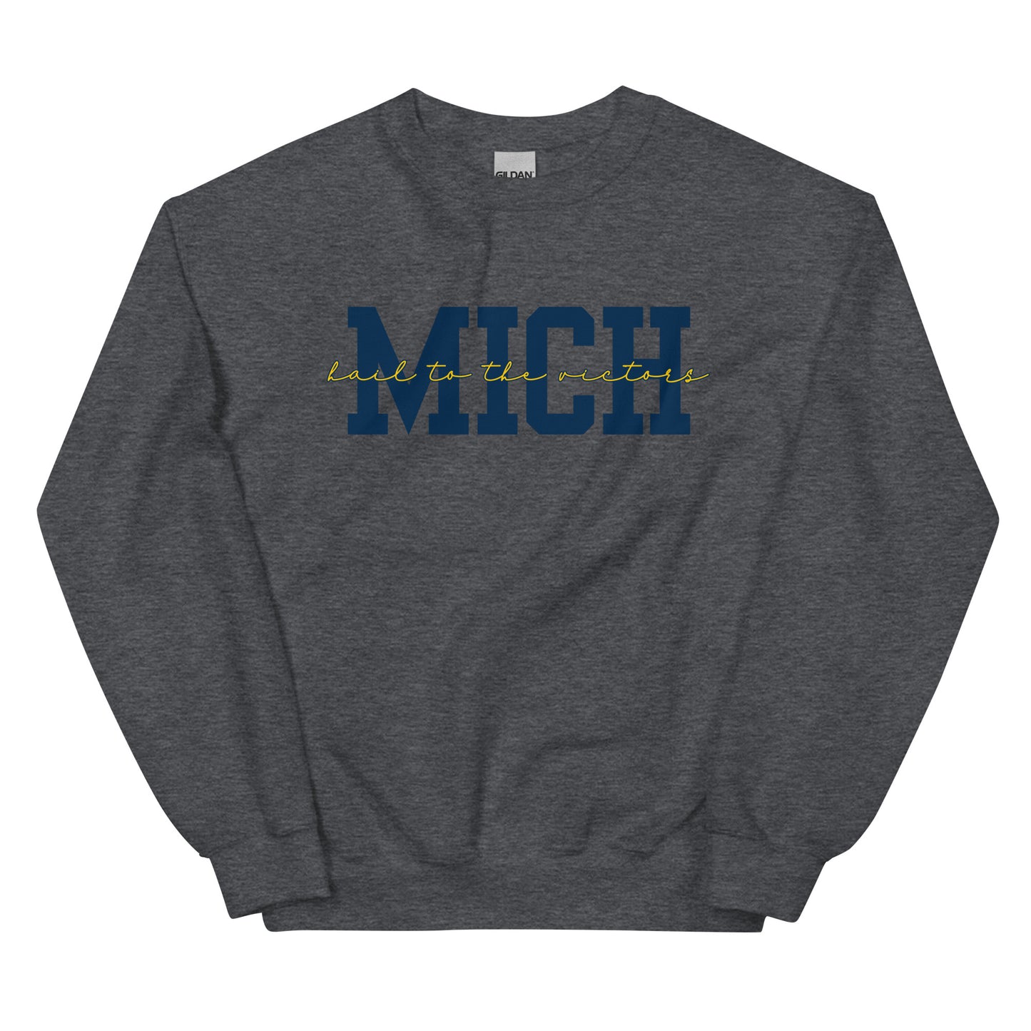 University of Michigan Blue "Hail" Unisex Crewneck