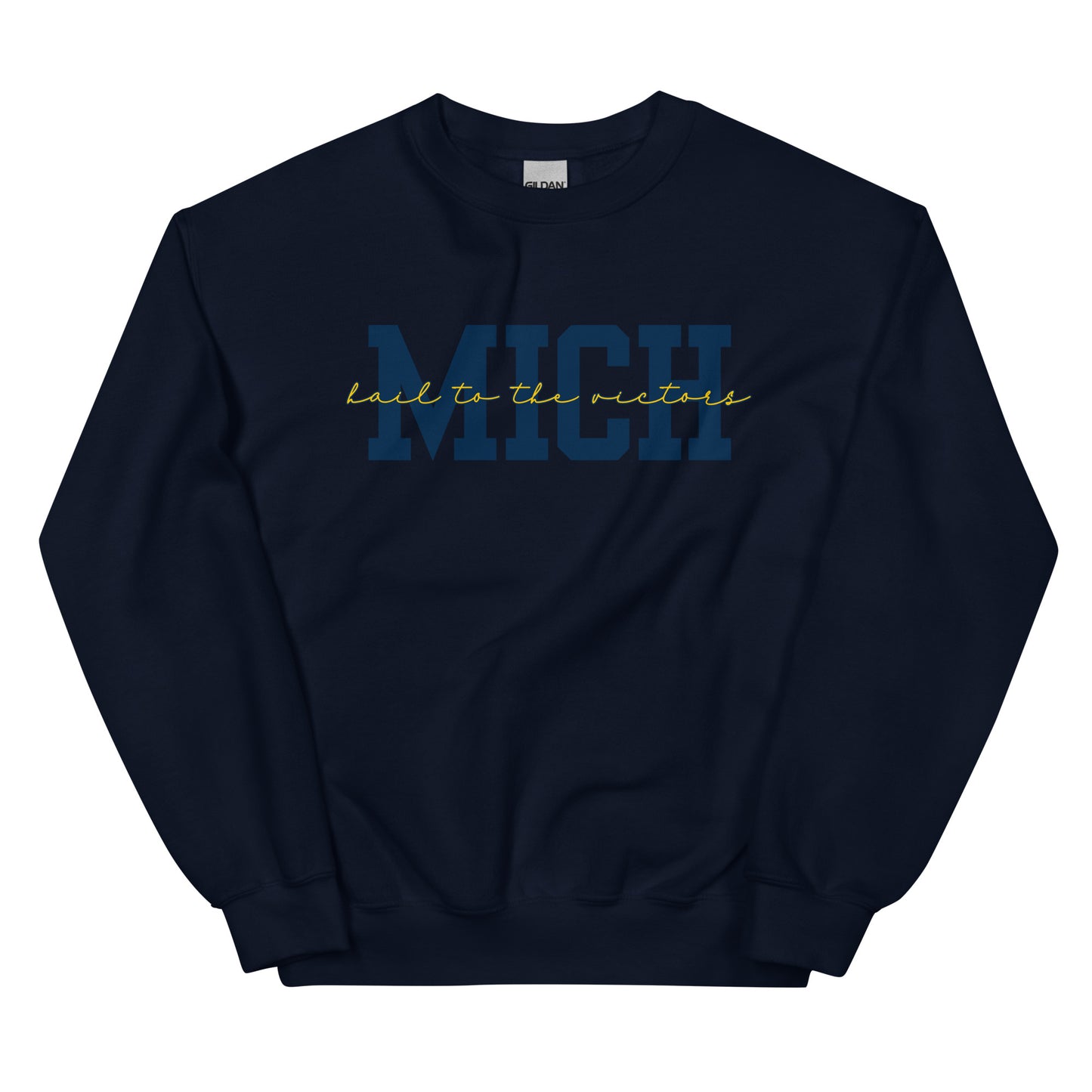 University of Michigan Blue "Hail" Unisex Crewneck