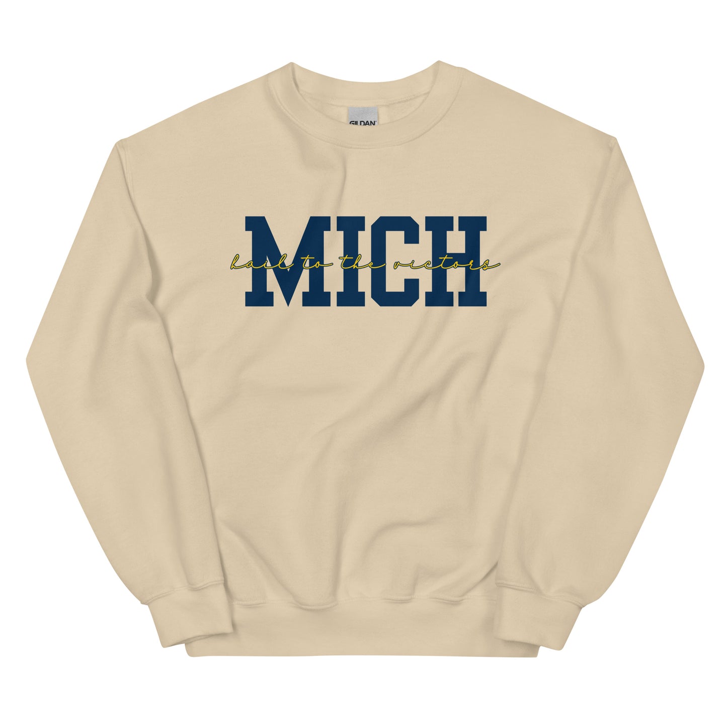 University of Michigan Blue "Hail" Unisex Crewneck