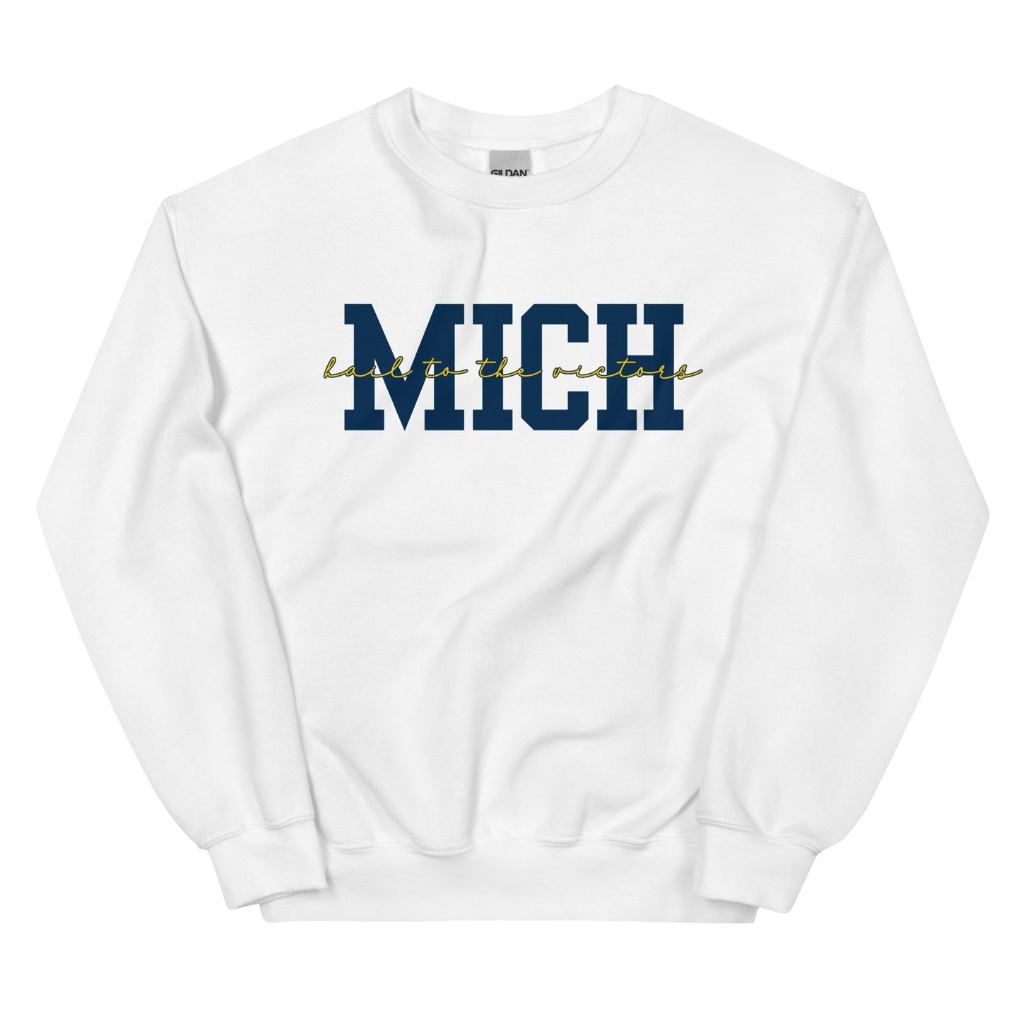 University of Michigan Blue "Hail" Unisex Crewneck