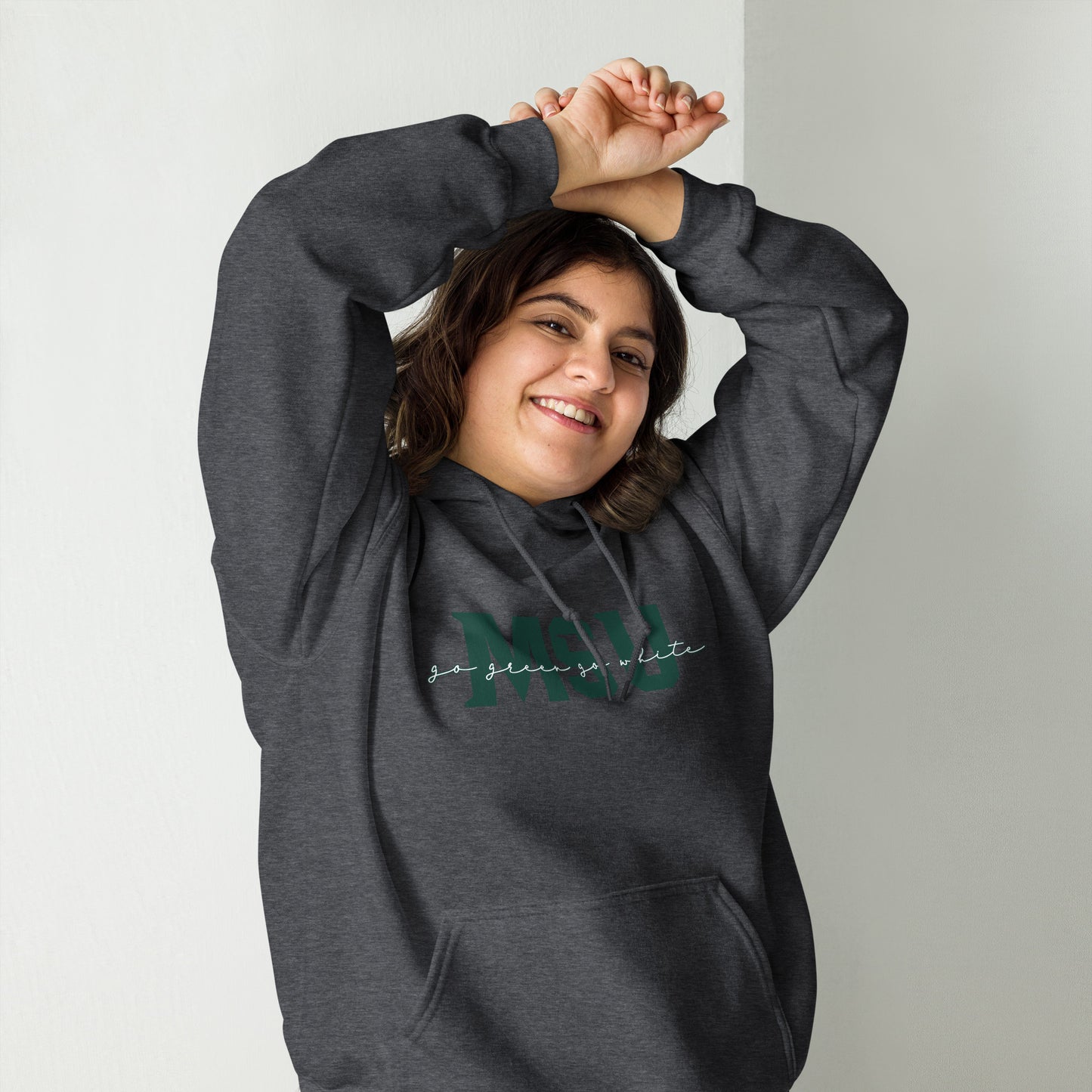 Michigan State "Go Green Go White" Unisex Hoodie