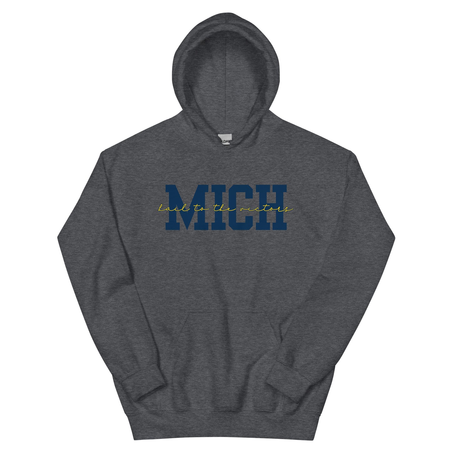 University of Michigan Blue "Hail" Unisex Hoodie