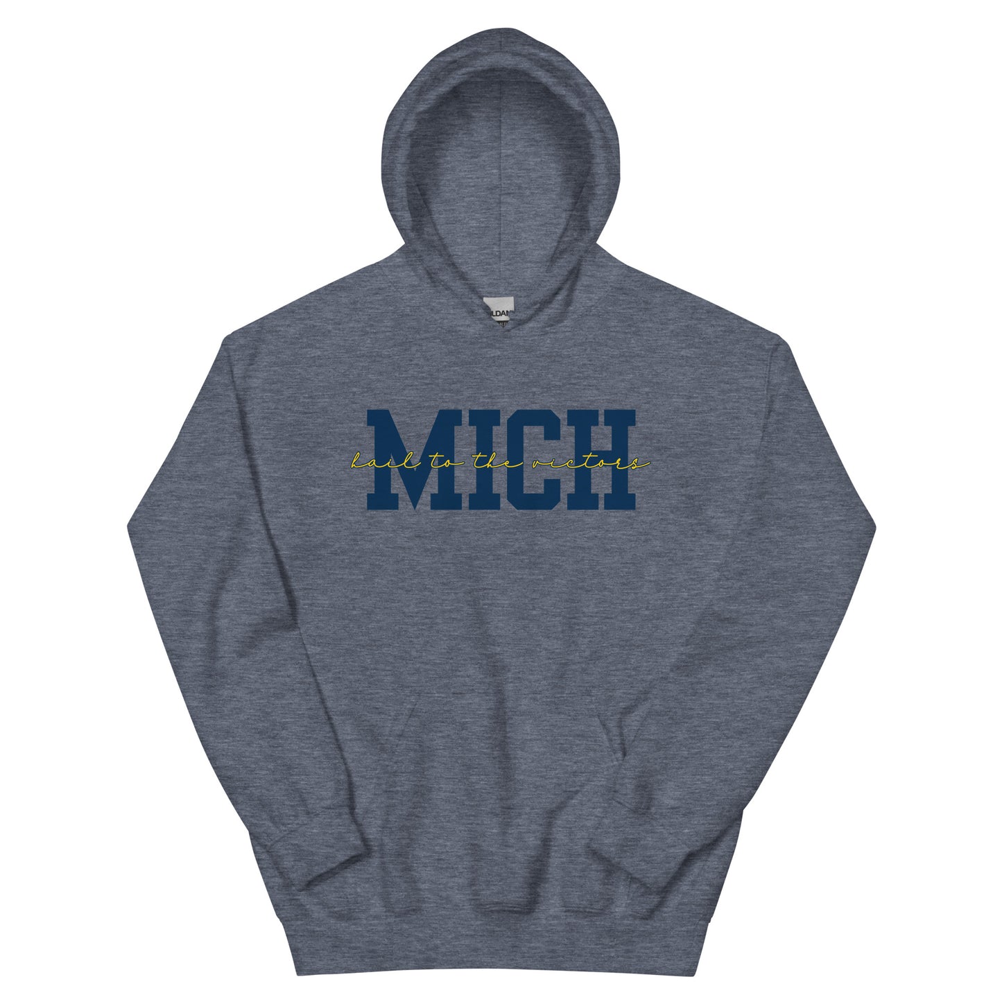 University of Michigan Blue "Hail" Unisex Hoodie