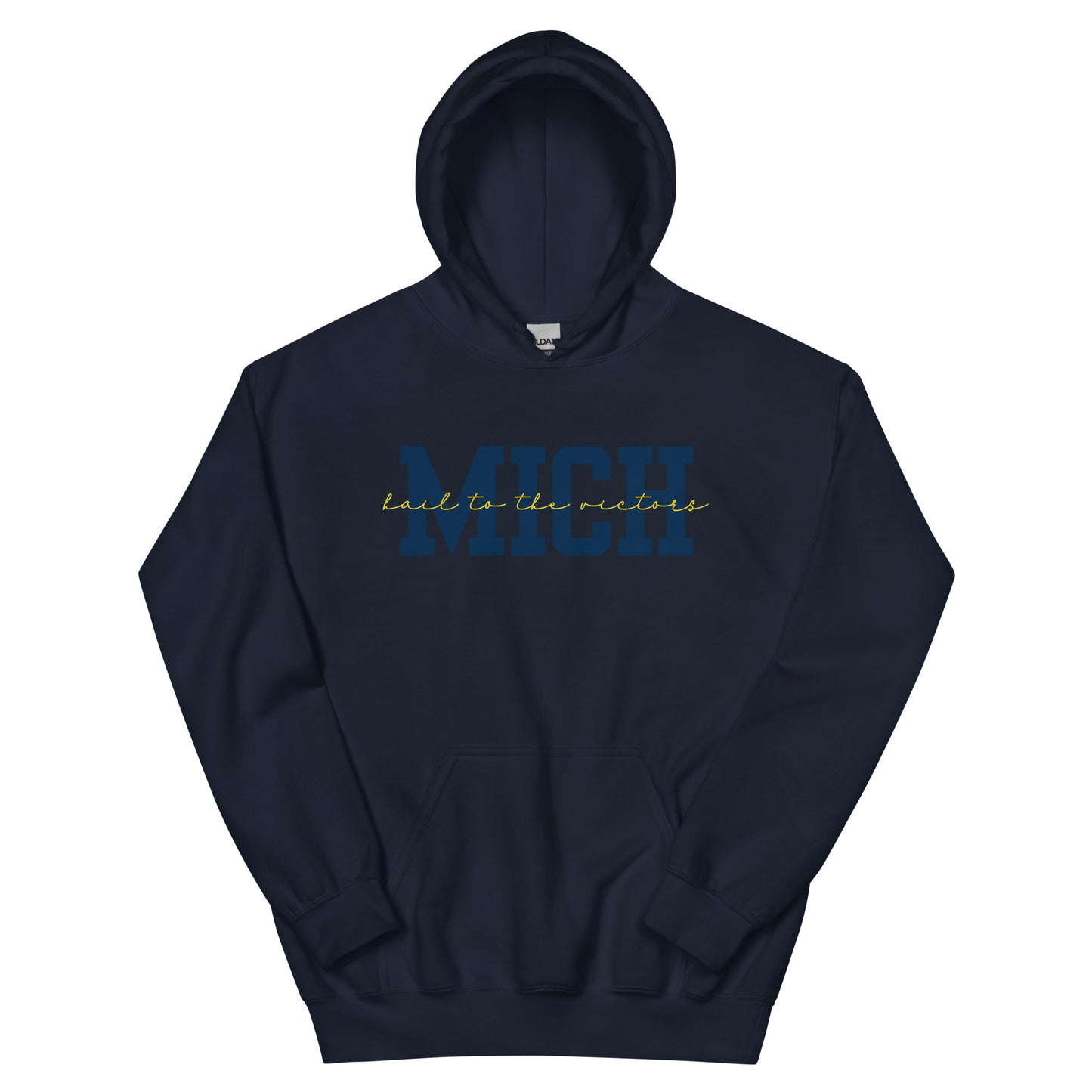 University of Michigan Blue "Hail" Unisex Hoodie