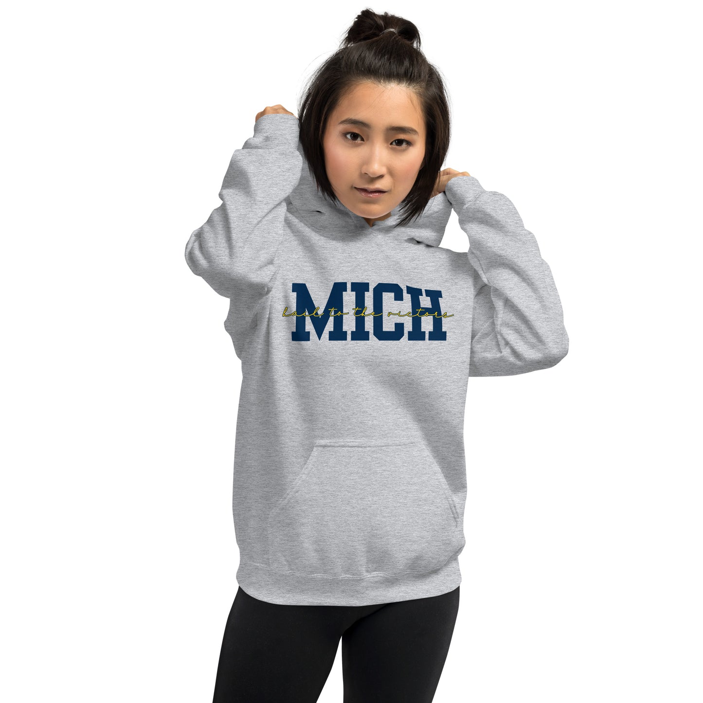 University of Michigan Blue "Hail" Unisex Hoodie