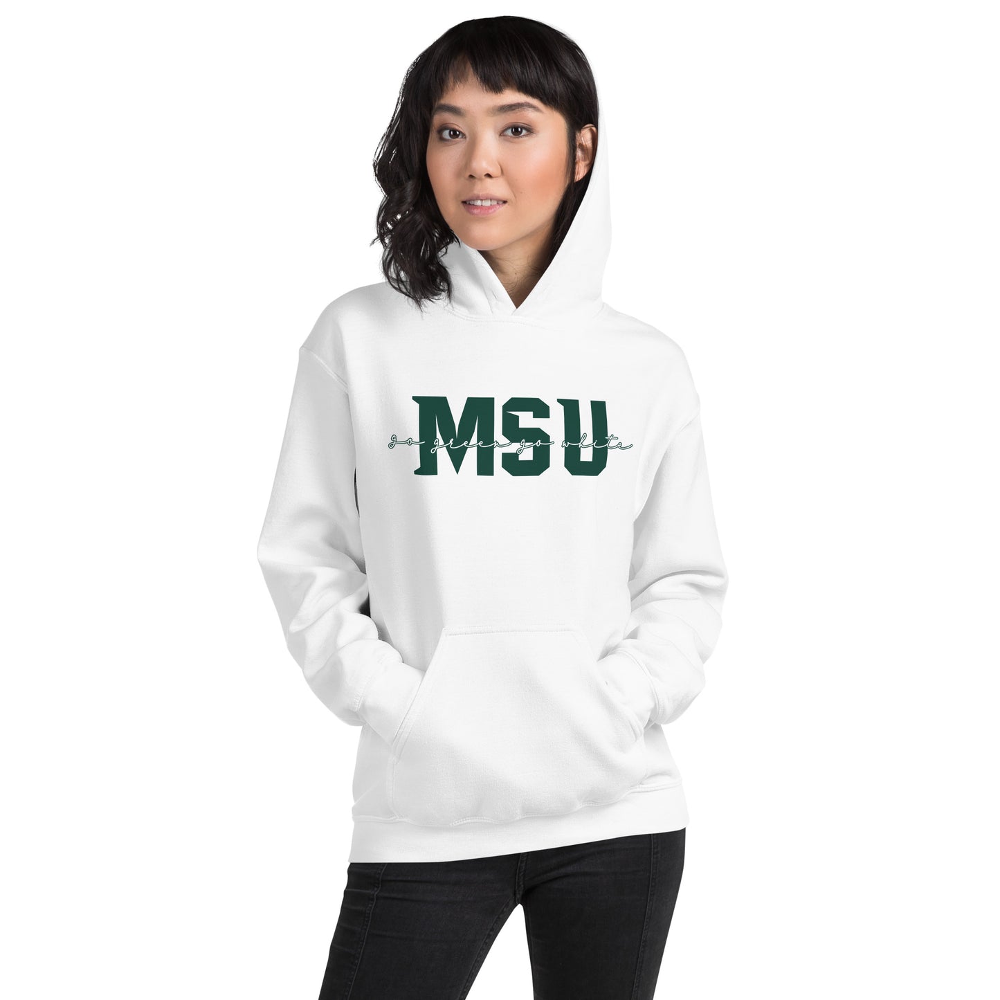 Michigan State "Go Green Go White" Unisex Hoodie