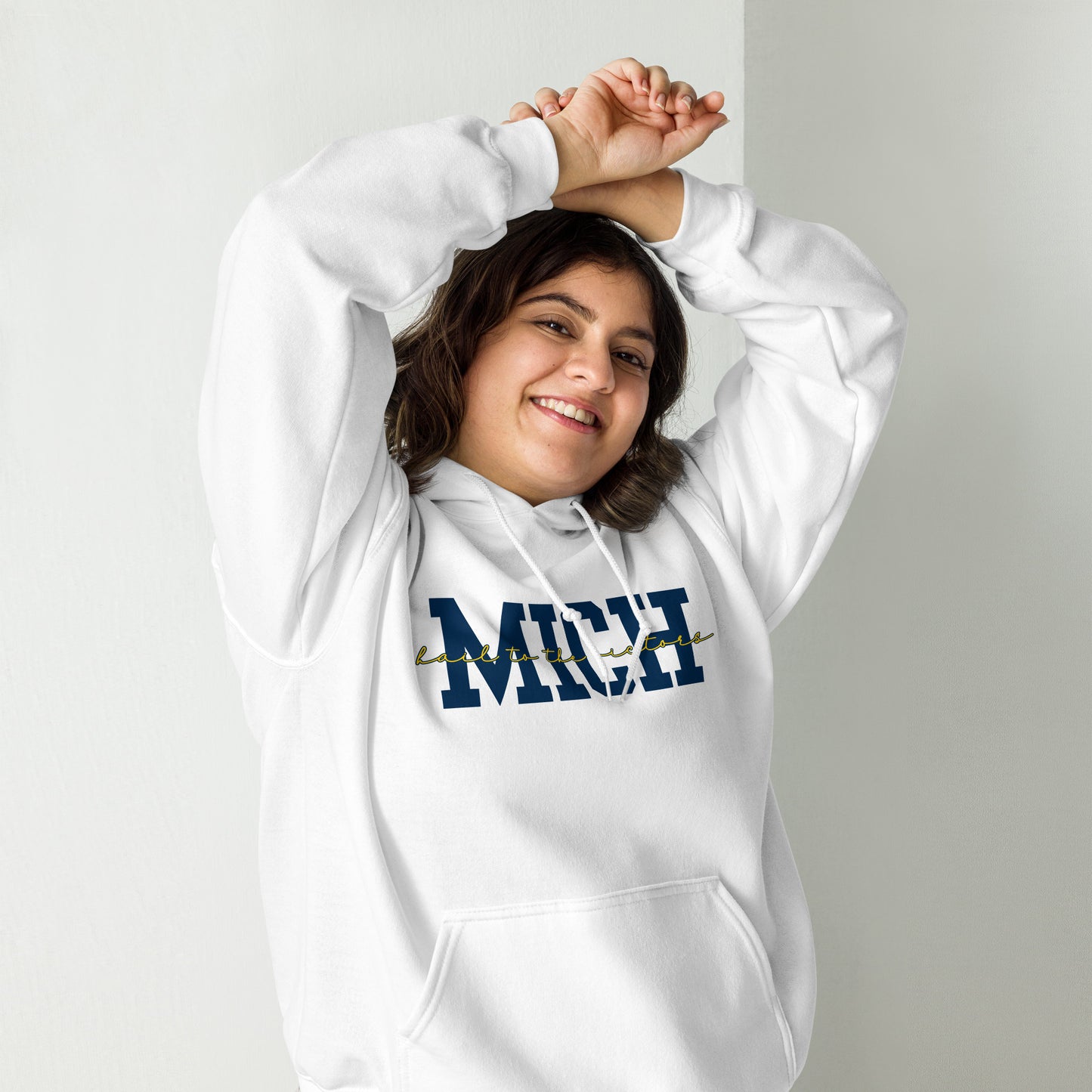 University of Michigan Blue "Hail" Unisex Hoodie