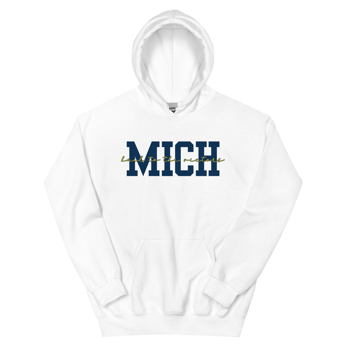 University of Michigan Blue "Hail" Unisex Hoodie