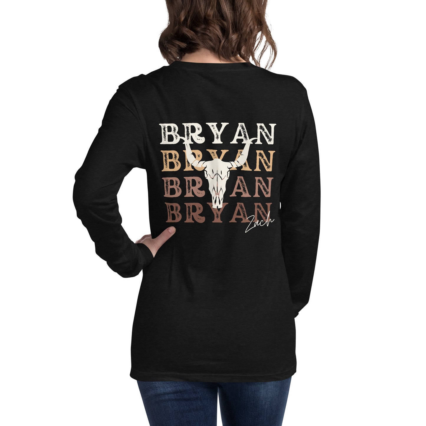 Zach Bryan Statement Back Unisex Long Sleeve Tee