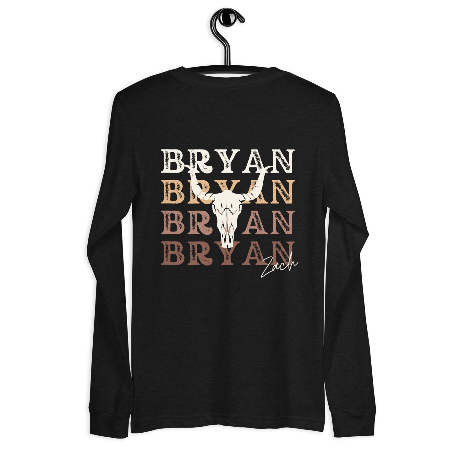 Zach Bryan Statement Back Unisex Long Sleeve Tee