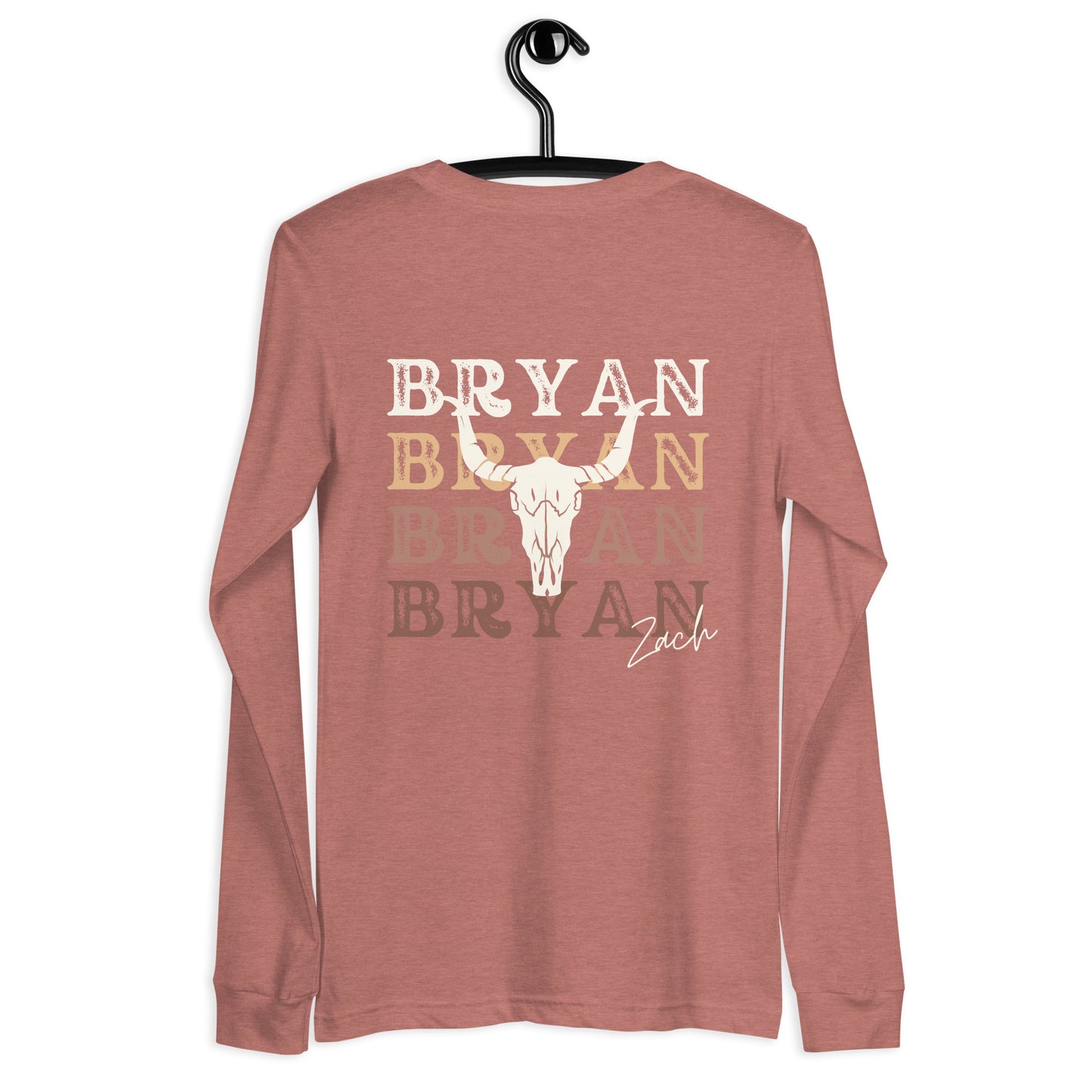 Zach Bryan Statement Back Unisex Long Sleeve Tee