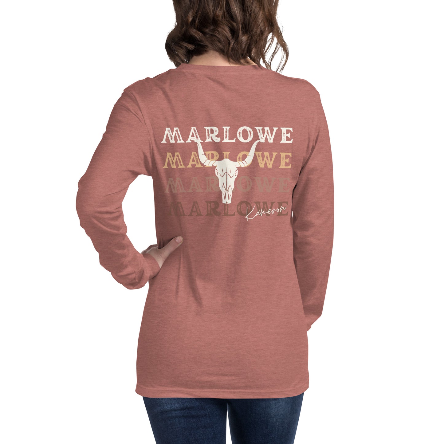 Kameron Marlowe Statement Back Unisex Long Sleeve Tee