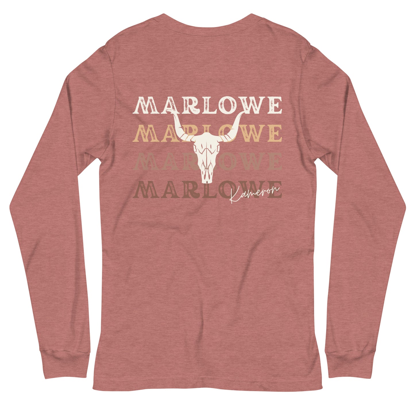 Kameron Marlowe Statement Back Unisex Long Sleeve Tee