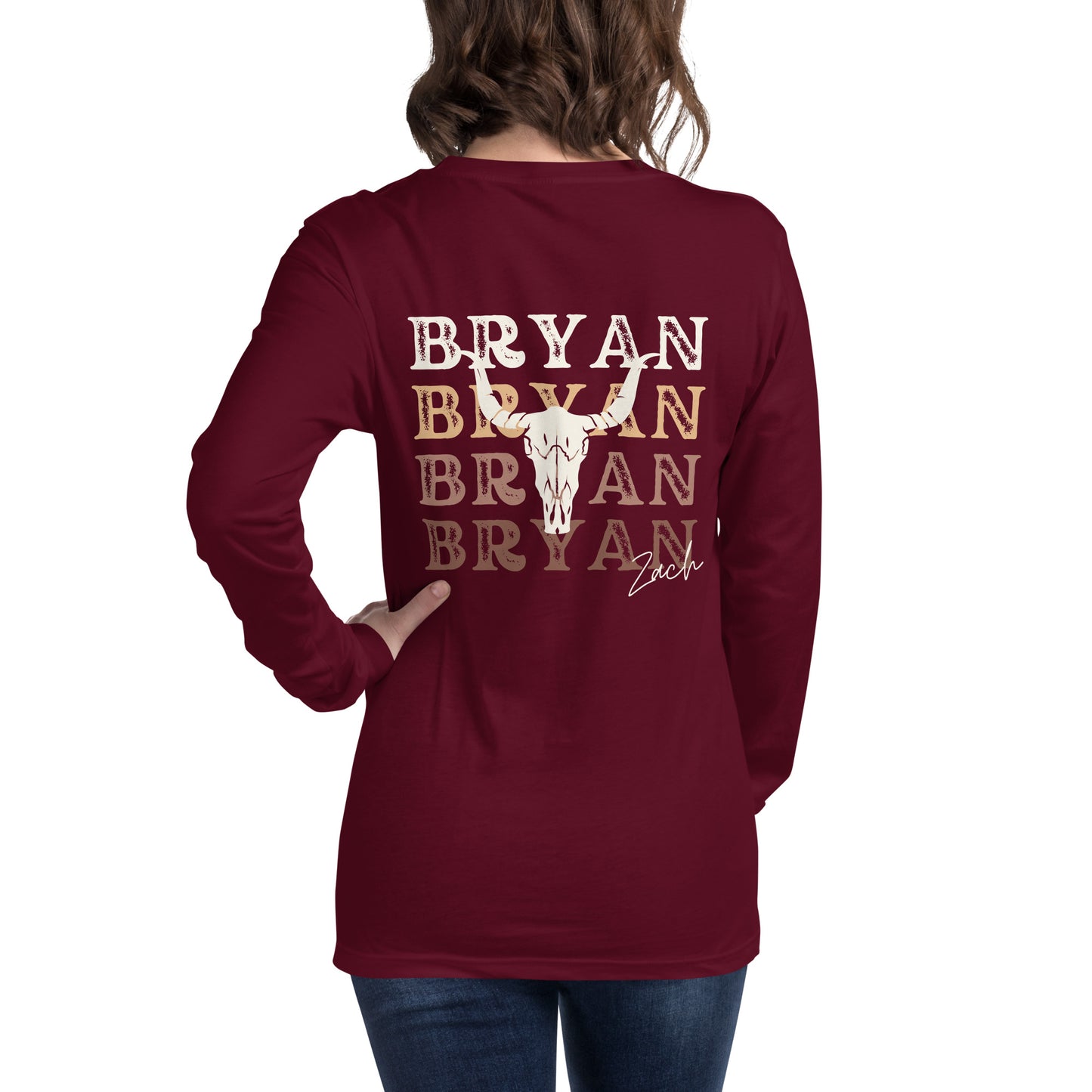 Zach Bryan Statement Back Unisex Long Sleeve Tee