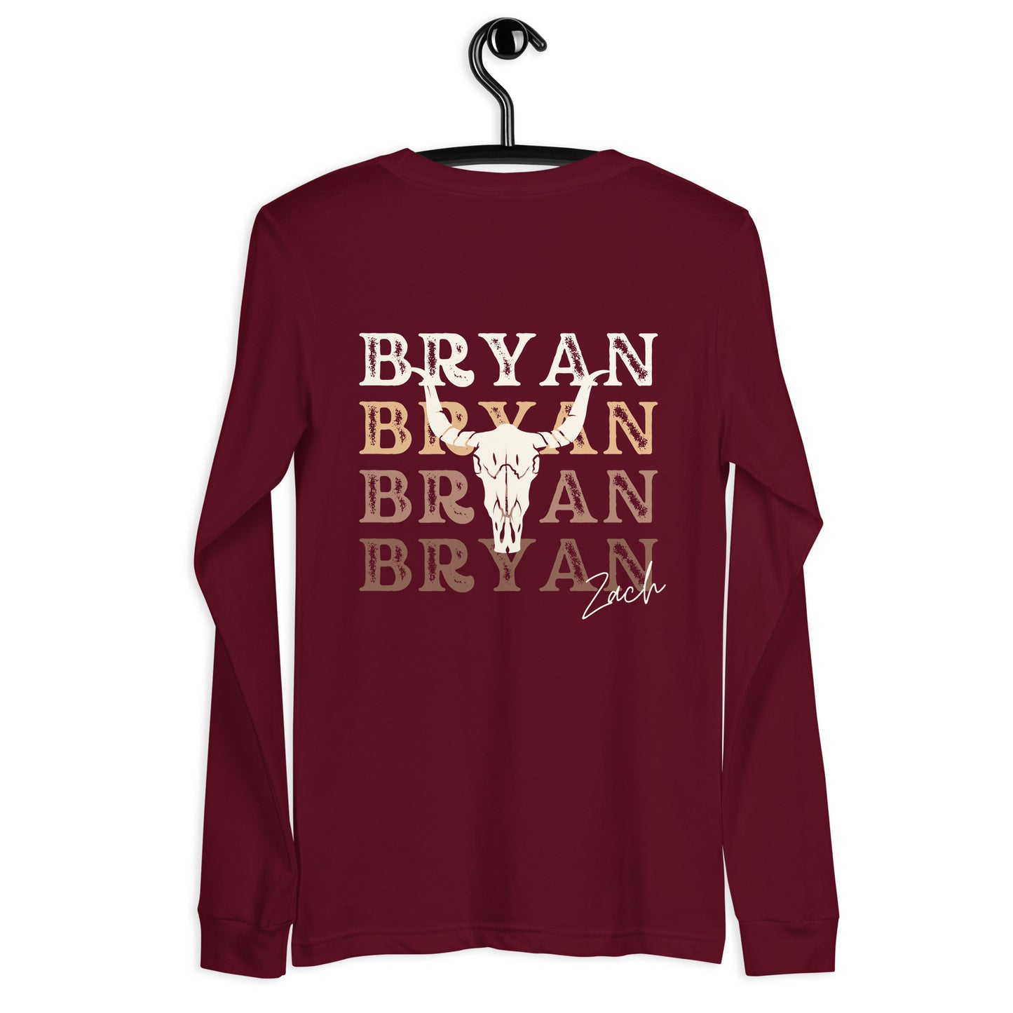 Zach Bryan Statement Back Unisex Long Sleeve Tee