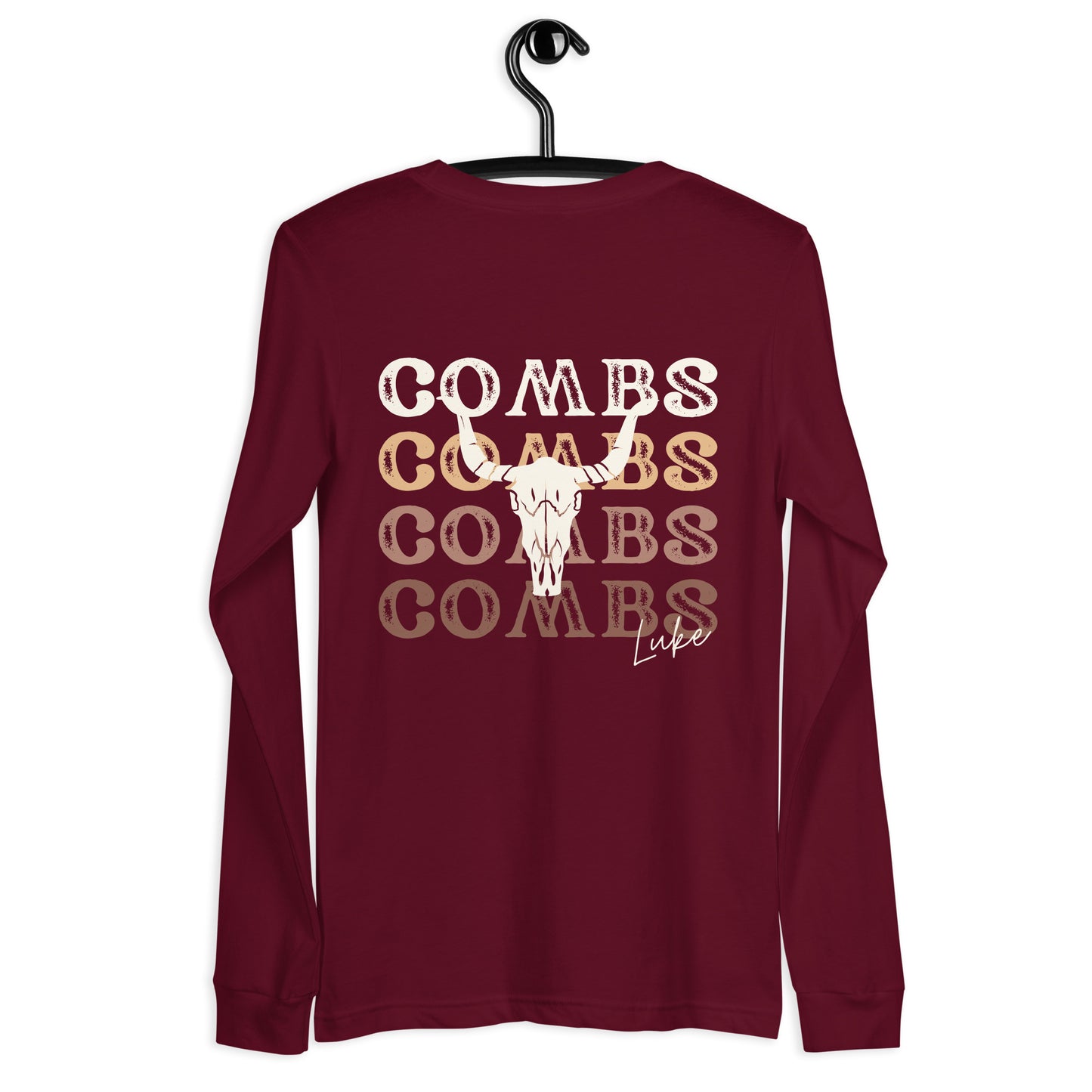 Luke Combs Statement Back Unisex Long Sleeve Tee