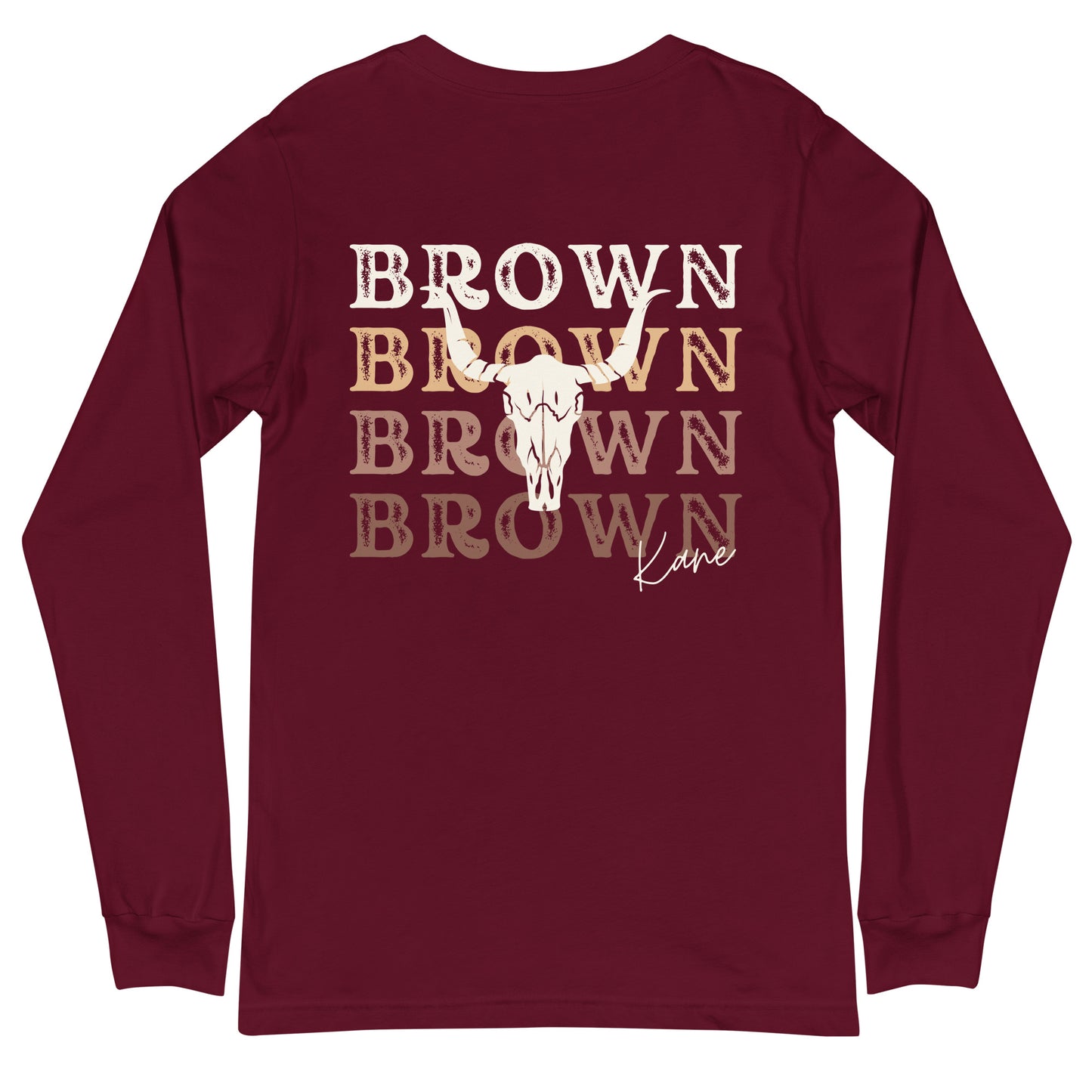 Kane Brown Statement Back Unisex Long Sleeve Tee