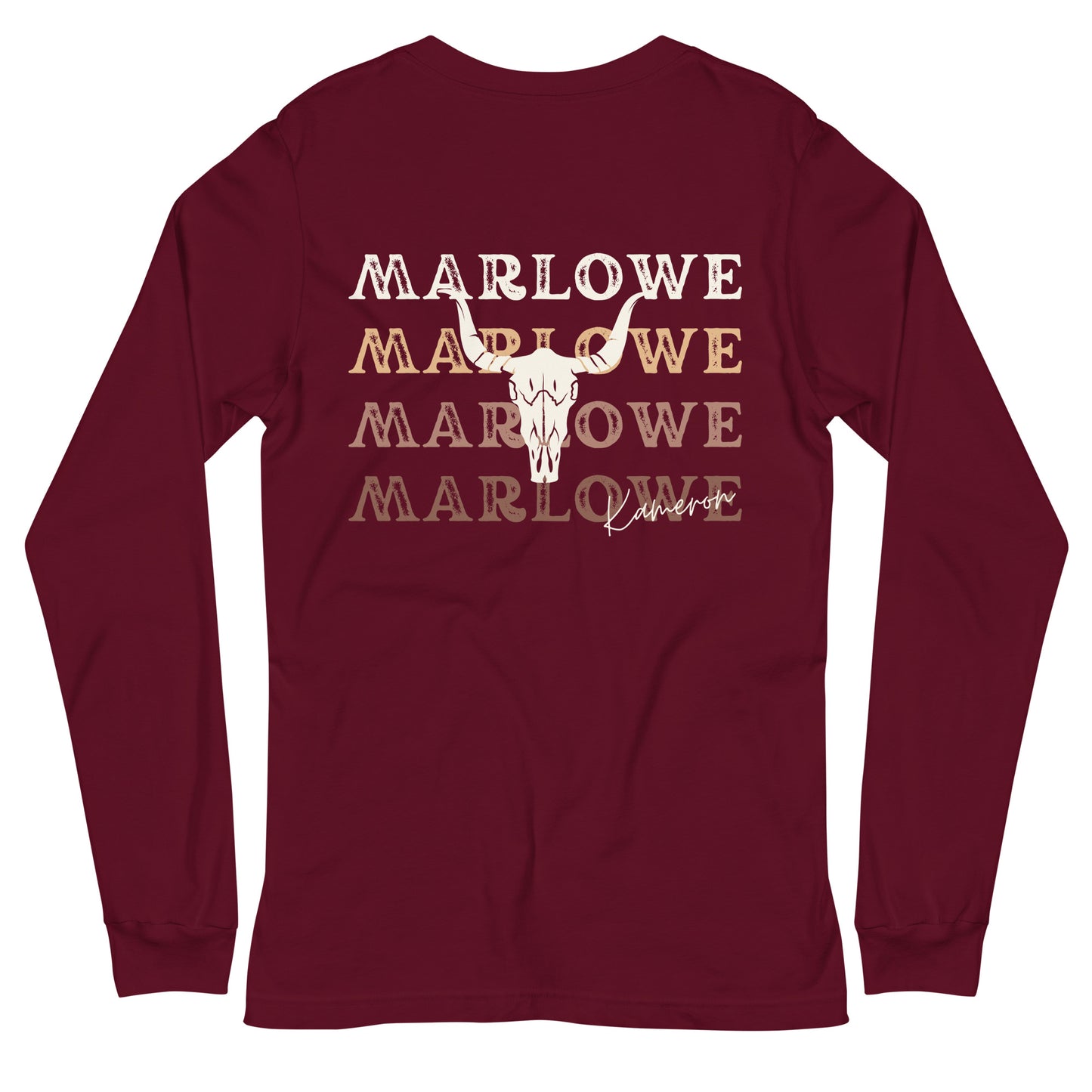 Kameron Marlowe Statement Back Unisex Long Sleeve Tee