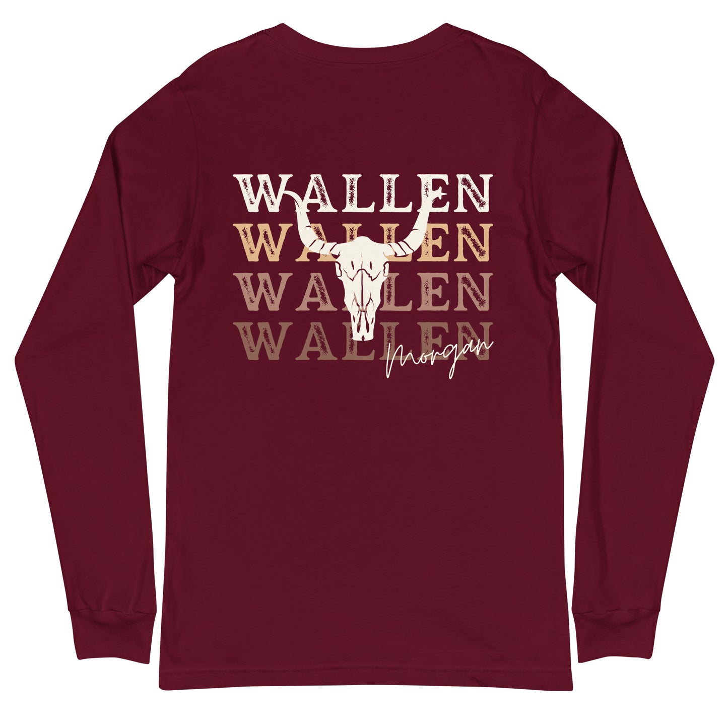 Morgan Wallen Statement Back Unisex Long Sleeve Tee