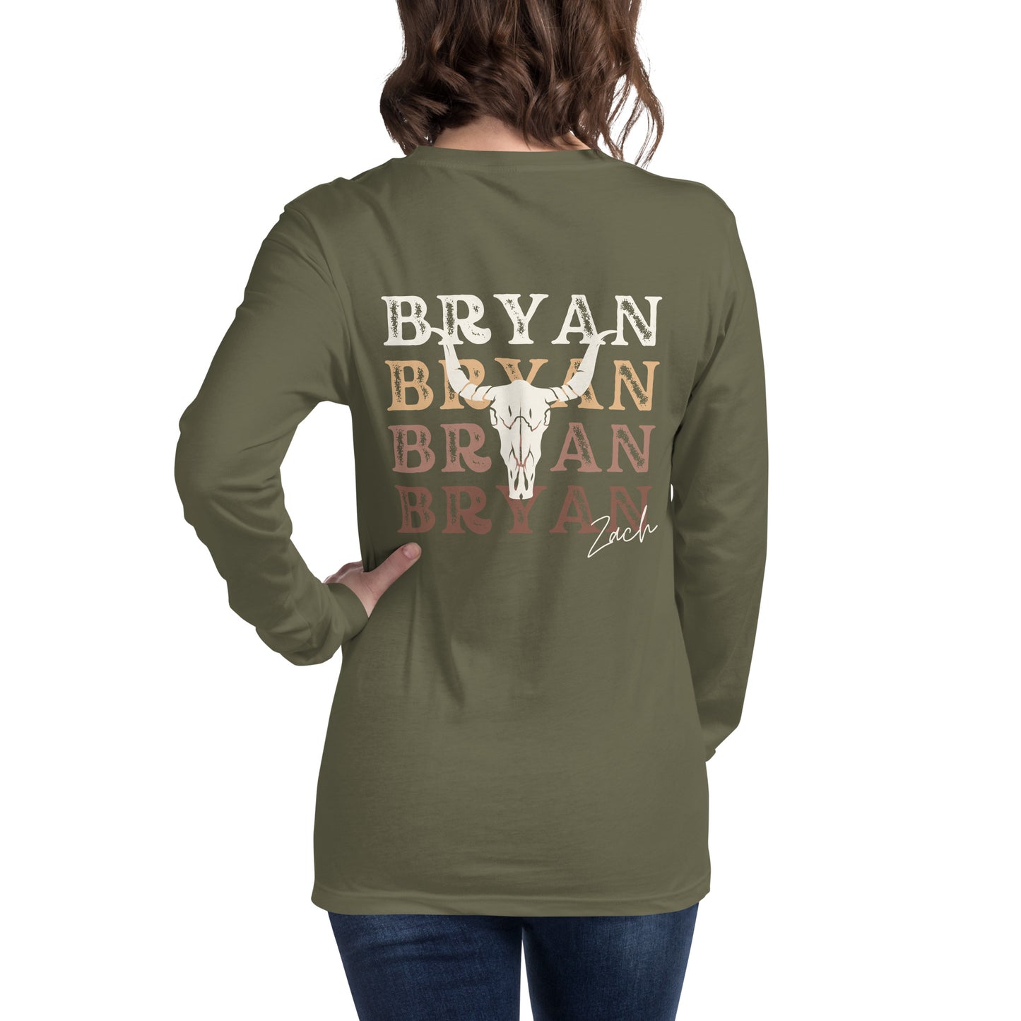 Zach Bryan Statement Back Unisex Long Sleeve Tee