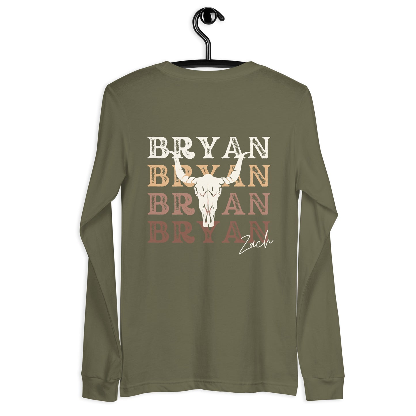 Zach Bryan Statement Back Unisex Long Sleeve Tee