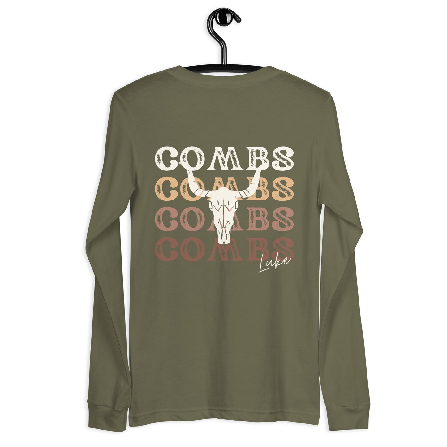 Luke Combs Statement Back Unisex Long Sleeve Tee