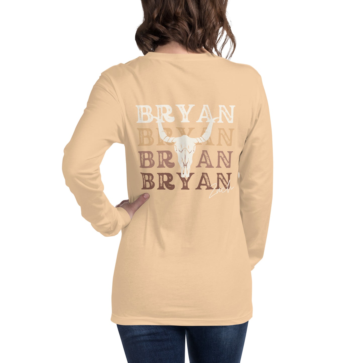 Zach Bryan Statement Back Unisex Long Sleeve Tee