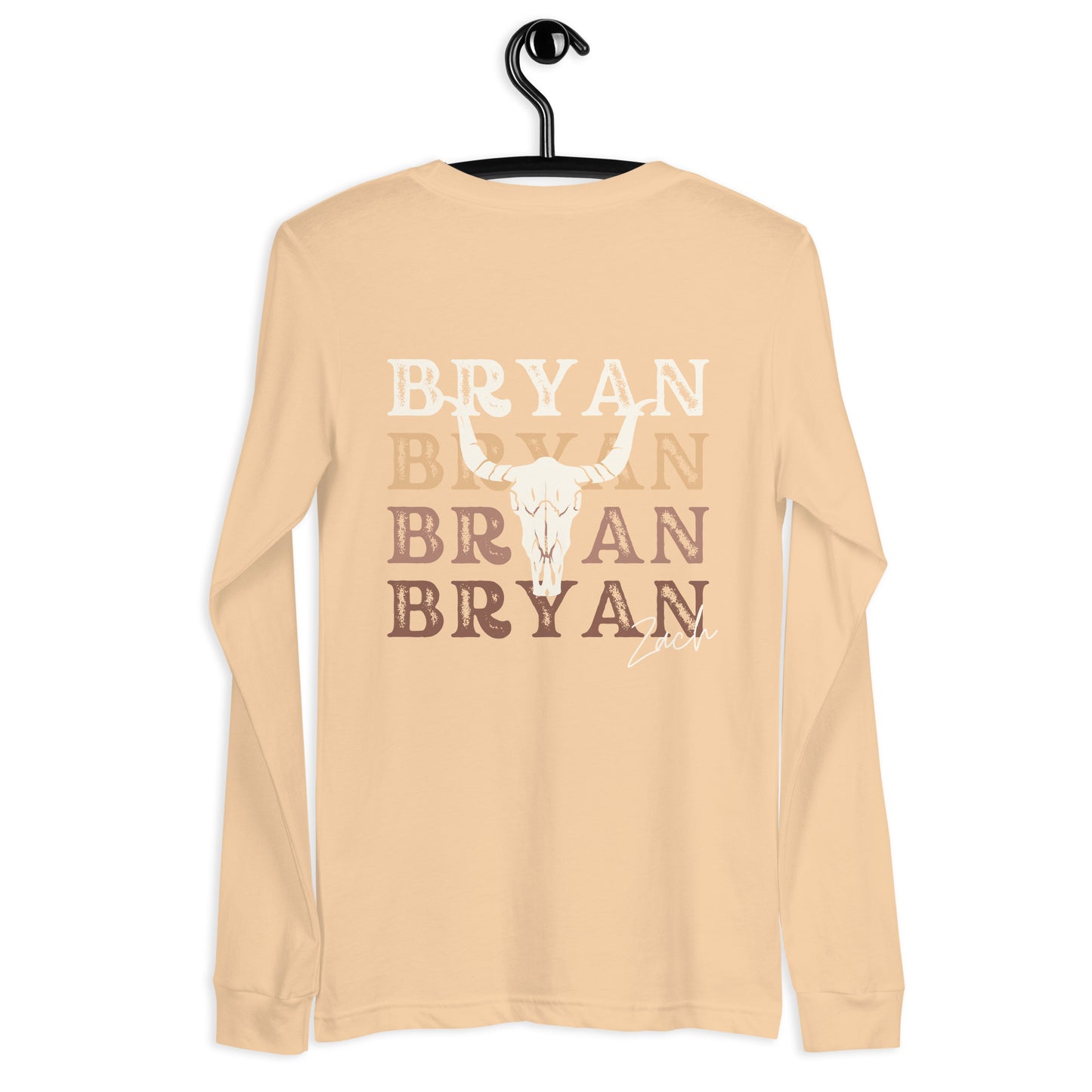 Zach Bryan Statement Back Unisex Long Sleeve Tee