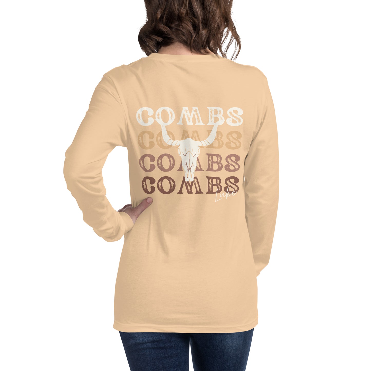 Luke Combs Statement Back Unisex Long Sleeve Tee