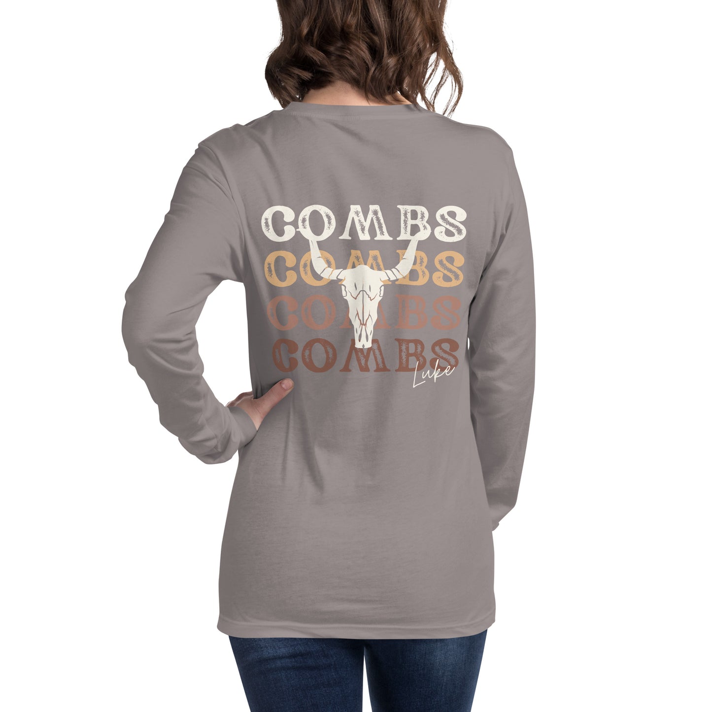 Luke Combs Statement Back Unisex Long Sleeve Tee