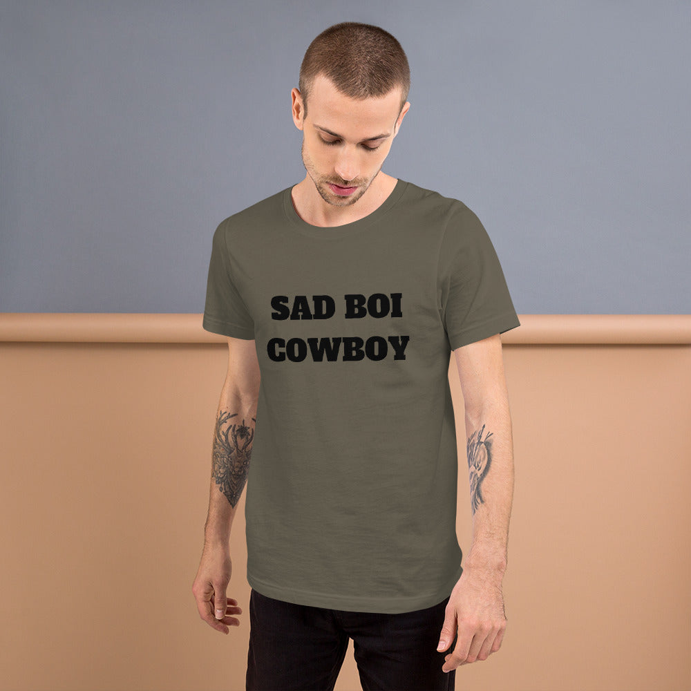 Sad Boi Cowboy Unisex t-shirt