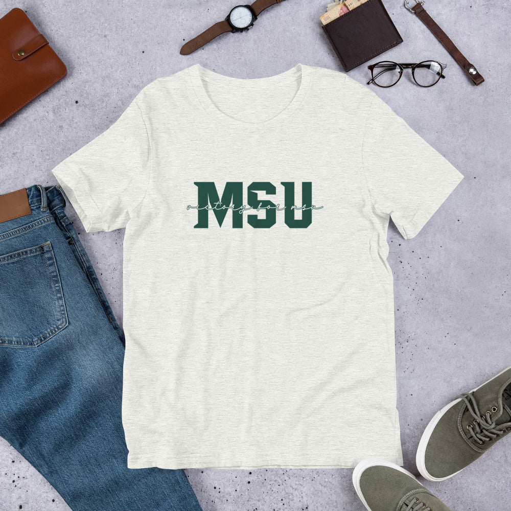 Michigan State "Go Green Go White" Unisex t-shirt