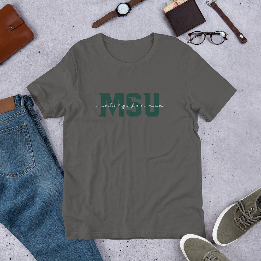 Michigan State "Go Green Go White" Unisex t-shirt