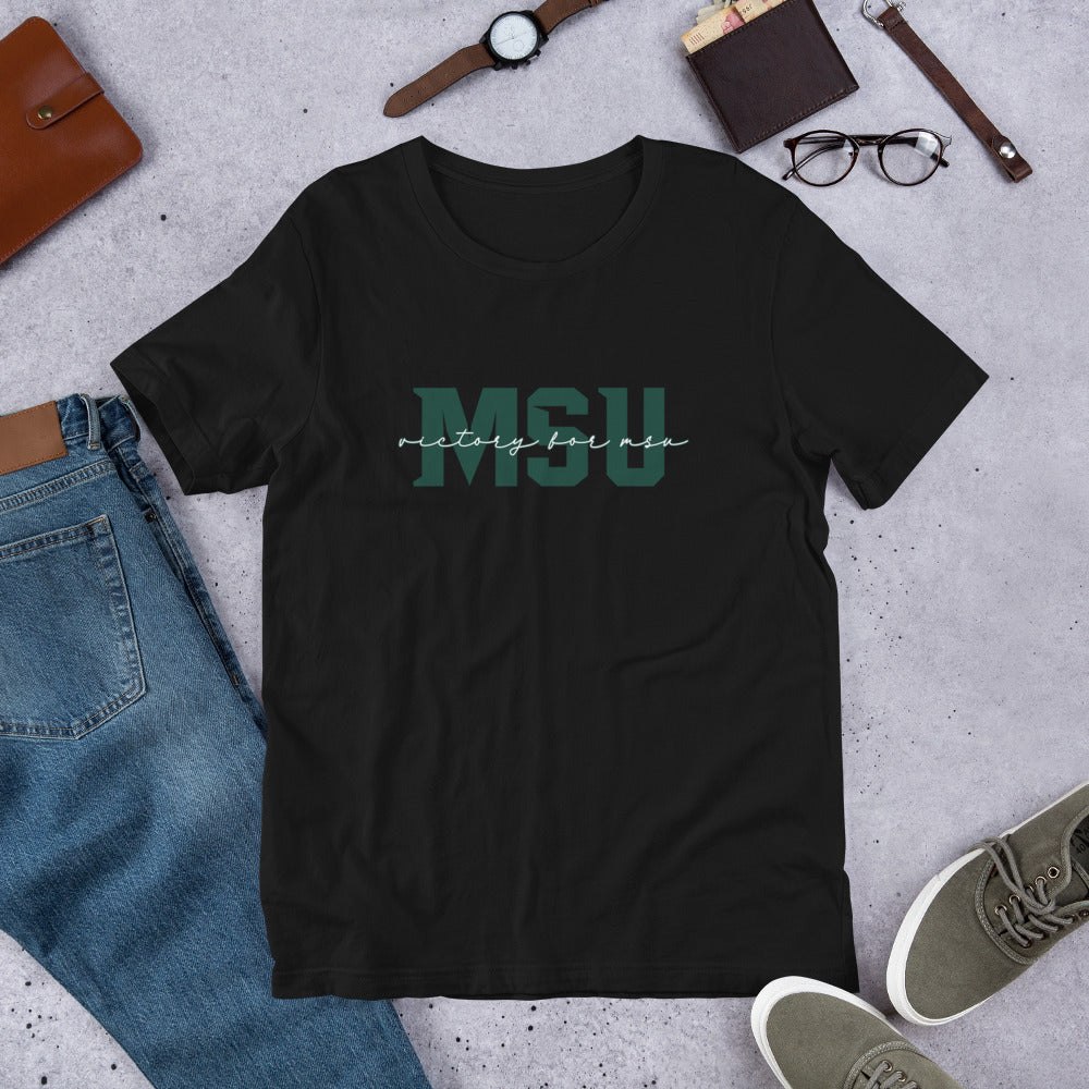 Michigan State "Go Green Go White" Unisex t-shirt