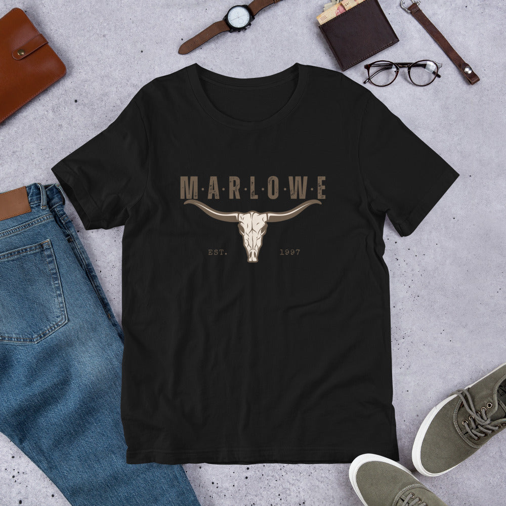 Kameron Marlowe Bull Skull Unisex t-shirt