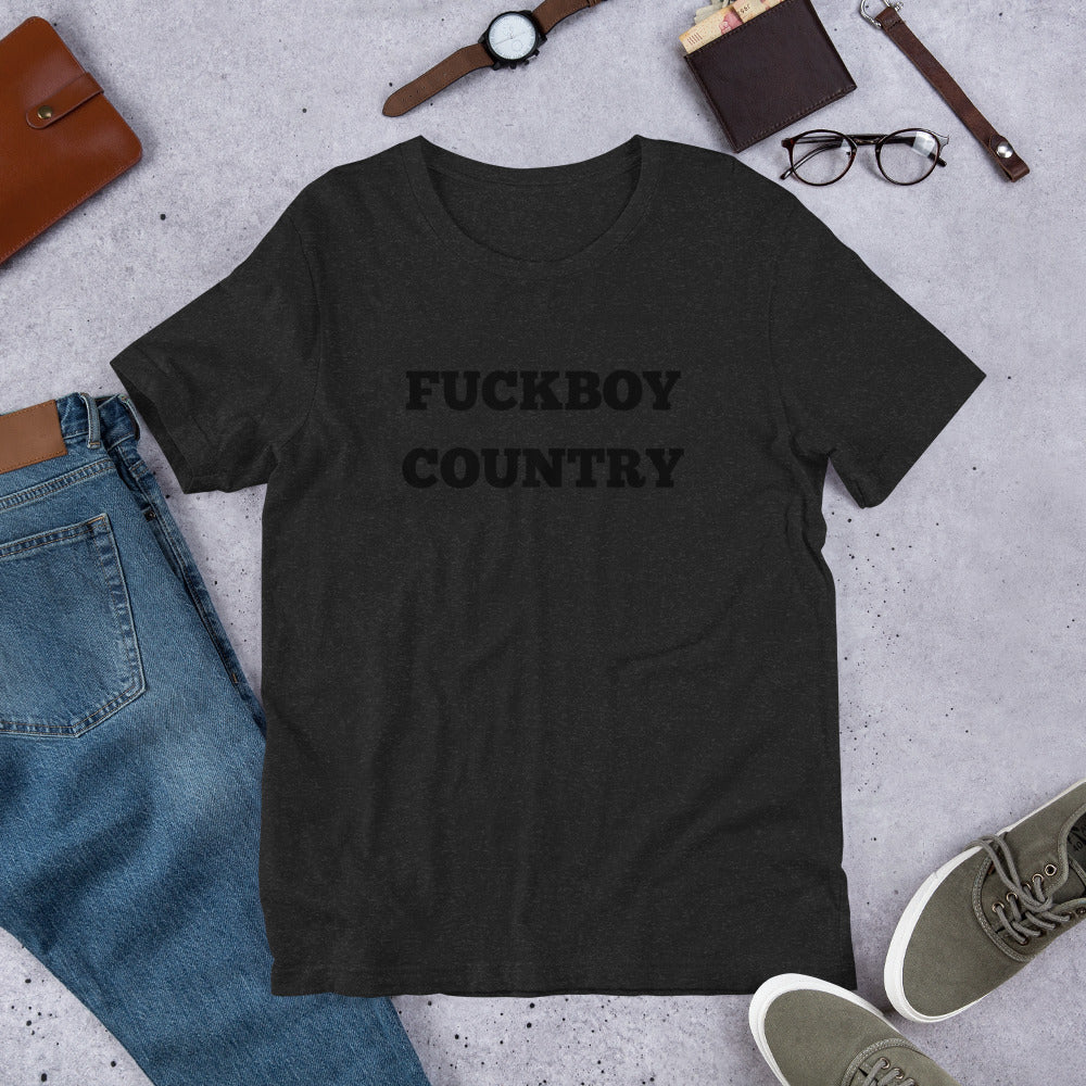 F Boy Country Unisex t-shirt